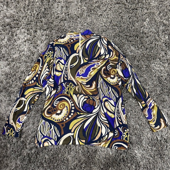 Chico’s Paisley Long Sleeve Top in Multi, Size 3 (US XL) - Picture 7 of 7